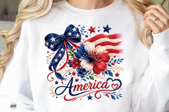 Boho Floral USA 250 Patriotic Bow PNG: A Designer's Guide