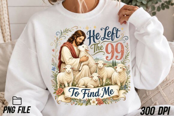 Christian PNG Lost Sheep Jesus PNG: Faith-Driven Design