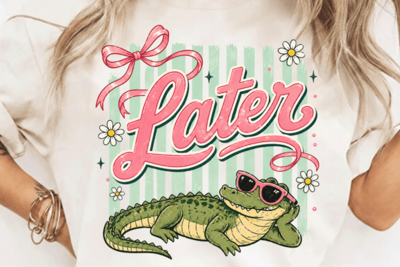 Embrace the Chill: Using the Later Gator Funny Alligator PNG
