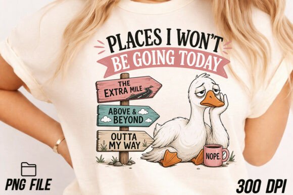 Funny Sarcastic Lazy Tired Goose PNG: A Designer's Secret Weapon