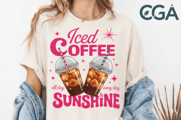 Iced Coffee and Sunshine Summer Png: Capturing Seasonal Energy