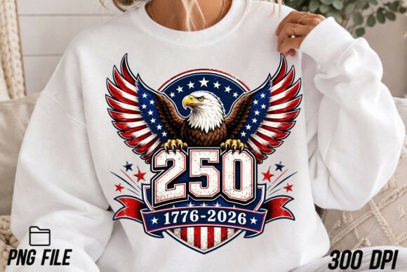 Mark 250 Years USA Eagle PNG: A Design Asset for the Anniversary