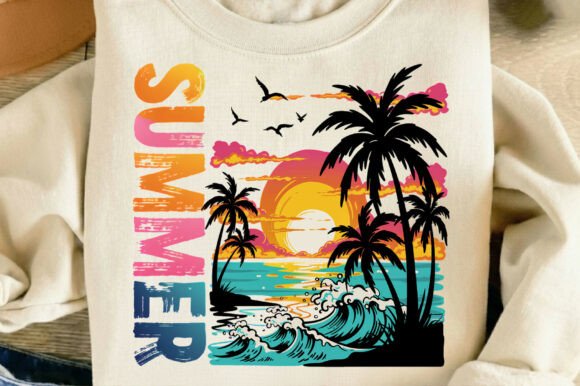 Retro Vintage Sunset Summer Beach Png: A Designer’s Guide