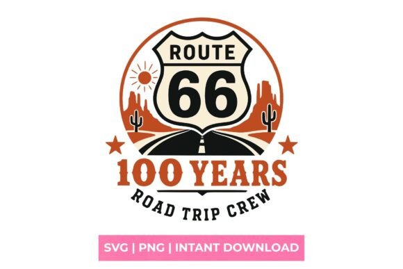 Route 66 Centennial Road Trip Crew SVG