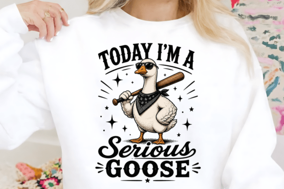 Today I’m A Serious Goose PNG: Unleash Your Bold Brand Voice